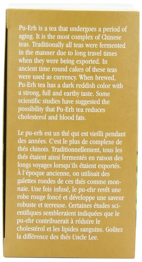 Imperial Organic Tea, Pu-Erh, 18 Tea Bags (Pack of 4)