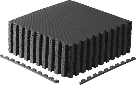CAP Puzzle Exercise Mats | 1/2” Thick EVA Interlocking Foam Tiles for Home Gym Flooring | Multiple Options