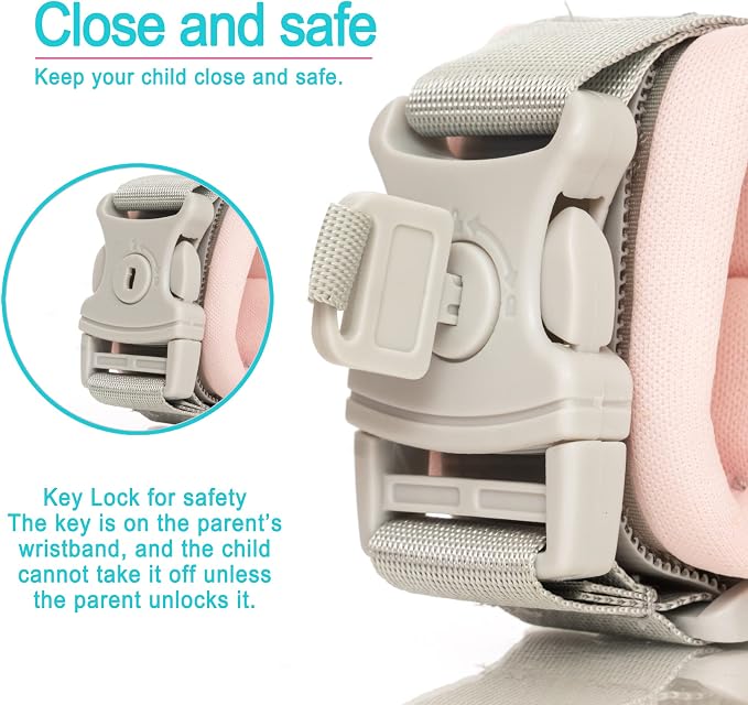 HappyVk Toddler Leash Harness Kid Leash Child Safety Harness Baby Leash Anti Lost Ages 1-4
