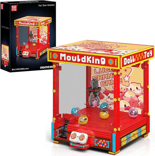 Mould King Claw Machine for Kids, Claw Machine Toys Building Set, Vending Machine with Building Toy Balls, 2922 PCS Birthday Gifts for Girls Age 8-12