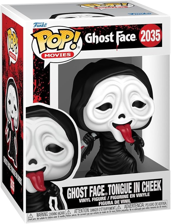 Funko Pop! Vinyl: Ghost Face - Ghost Face Tongue in Cheek - Collectable Vinyl Figure - Gift Idea - Official Merchandise - Toys for Kids & Adults - Horror Fans