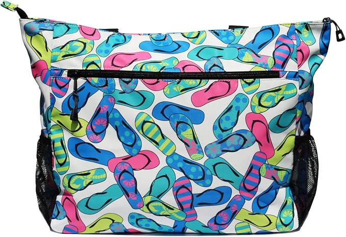 ESVAN LARGE BEACH BAG Water Resistant Lightweight 20 inch Women Oversize Tote Bag for Gym Beach Travel Pool Yoga Nurse