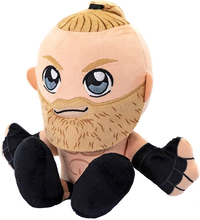 Bleacher Creatures WWE Brock Lesnar 8" Kuricha Sitting Plush- Soft Chibi Inspired Toy