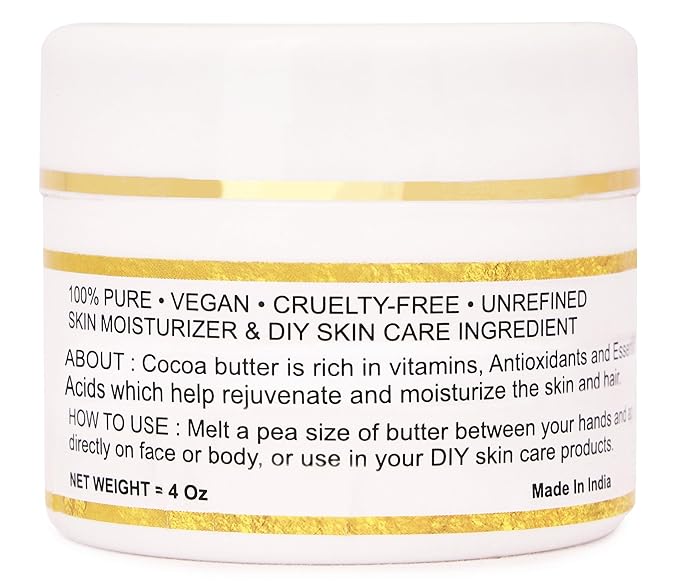 Organic Raw Aloe Vera Butter 100% Pure,Natural & Unrefined| Skin Moisturizer For Face, Body & Hair| 8 OZ/230 GM Ivory / White Grade A | DIY Creams, Balms, Lotions, Soaps| Softens Dry & Tough Skin