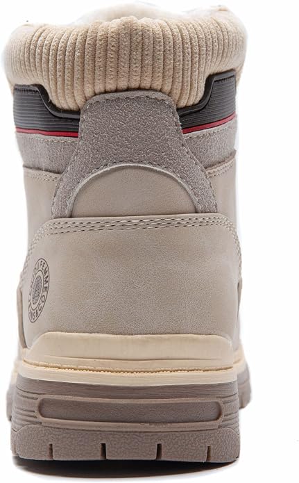 ANJOUFEMME Outdoor Hiking Boots for Women Waterproof - Womens Ankle Boots Lightweight Snow Winter Boots for Trekking Walking