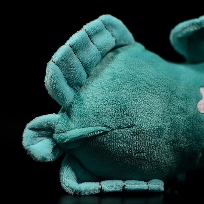Simulation Coelacanth Fish Stuffed Animal 15" Long, Cute Soft Coelacanth Plush Toy for Kids Boys and Girls, Stuffed Toy