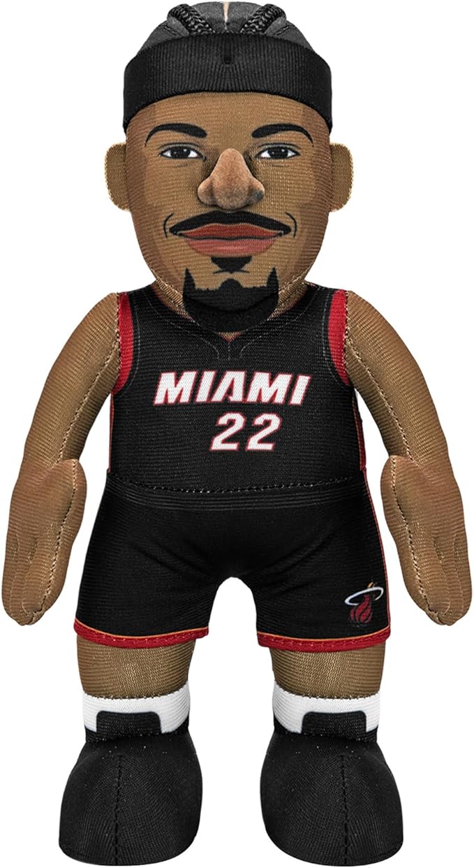 Bleacher Creatures Miami Heat Jimmy Butler 10" Plush Figure- A Superstar for Play or Display