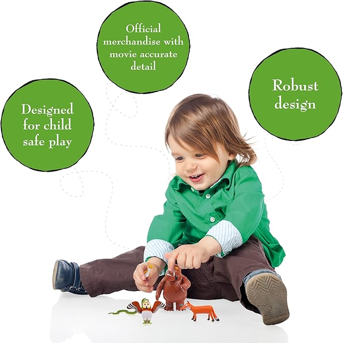 WOW! PODS Stuff The Gruffalo Story Time Family Pack Mini Play Figures | Official Toy Characters Set from The Julia Donaldson and Axel Scheffler Childrens Books and Films