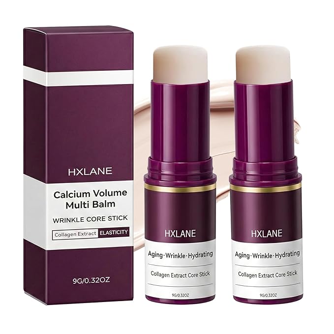Calcium Multi Balm Stick for Wrinkles, Fine Lines & Firming – Hydrating Balm for Eyes, 2PCS（0.32 Oz）