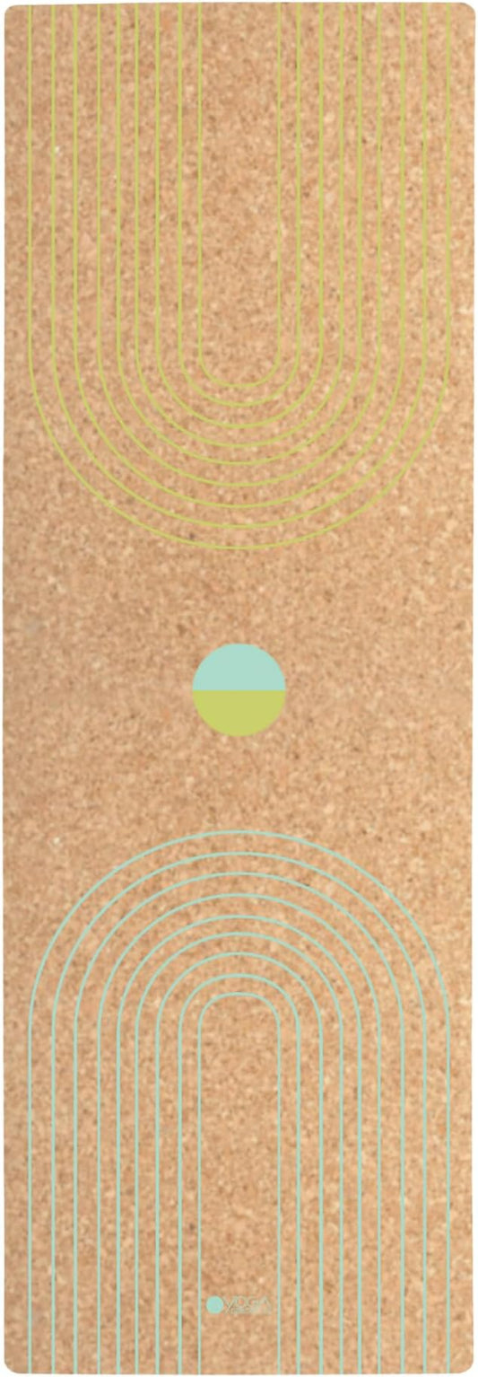 YOGA DESIGN LAB | The Cork Yoga Mat | Eco Luxury | Ideal for Hot Yoga, Power, Bikram, Ashtanga, Sweaty Workouts | Studio Quality | Includes Carrying Strap!