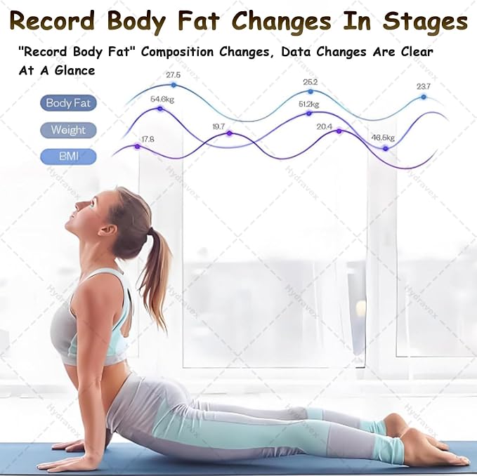 Smart Body Composition Analyzer with Printer, Digital BMI Fat Scale for Gym Clinic Home Use, 20 Metrics Muscle Mass Measurement