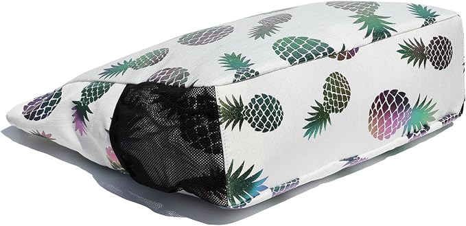 ESVAN LARGE BEACH BAG Water Resistant Lightweight 20 inch Women Oversize Tote Bag for Gym Beach Travel Pool Yoga Nurse