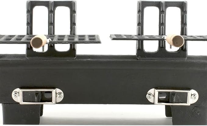 30052AMZ Kay Home Product's Cast Iron Hibachi Charcoal Grill, 10 by 18-Inch (Limited Edition)