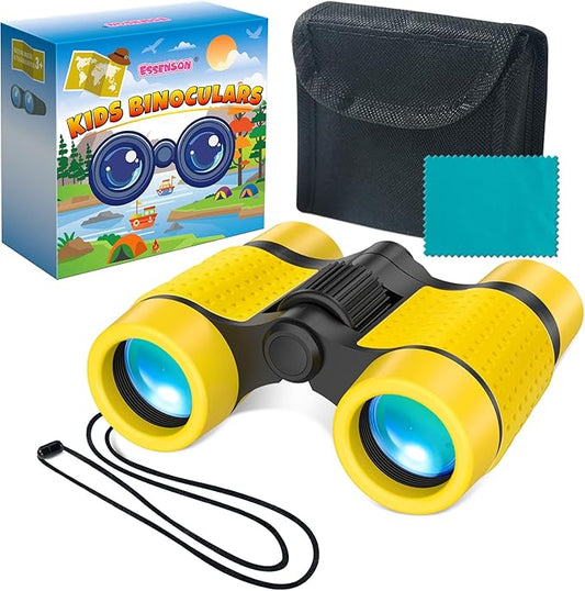 ESSENSON Binoculars for Kids Toys Gifts for Age 3-12 Years Old Boys Girls Kids Telescope Outdoor Toys for Sports and Outside Play, Bird Watching, Birthday Presents