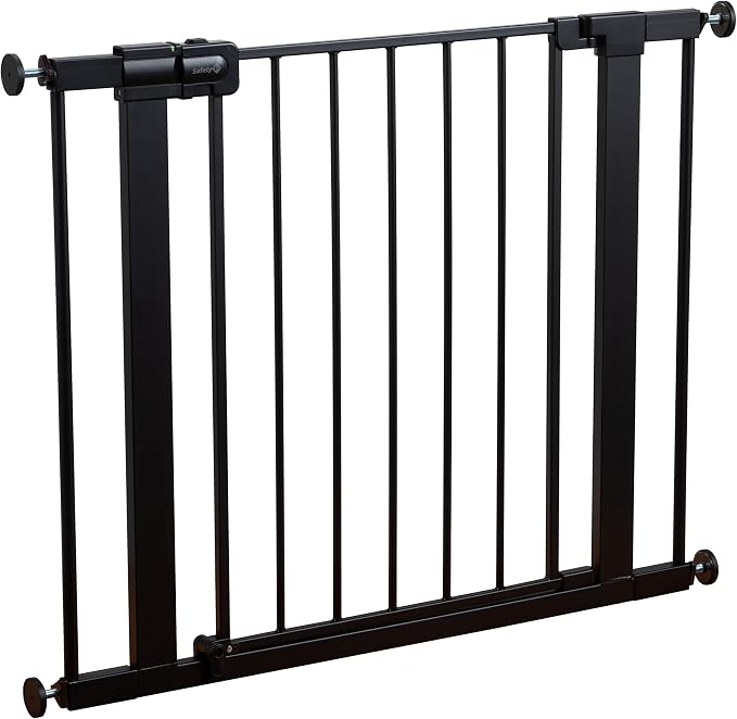 Safety 1st Easy Install 28'' Walk Thru Gate, Fits Between 29'' and 38'', Black, 1-Pack,(GA105CBLK)