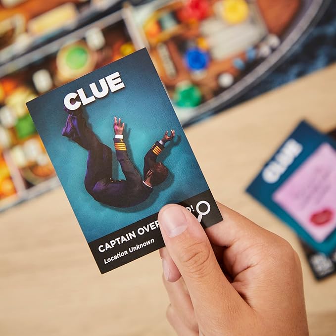 Hasbro Gaming Clue Board Game Sabotage on The High Seas, Escape Room Game, Murder Mystery Games, 1-6 Players, 10+ (Amazon Exclusive)