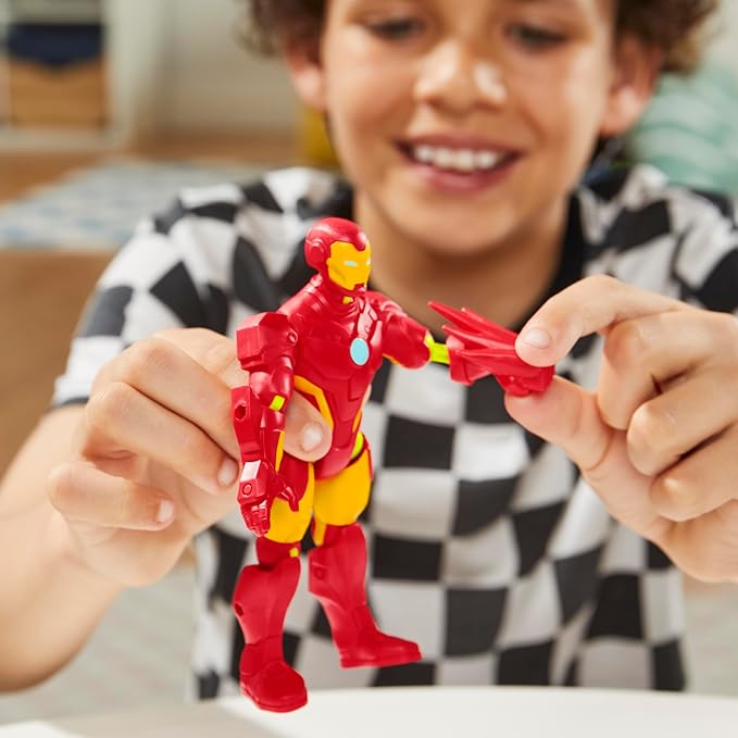 Avengers MixMashers Marvel Iron Man Custom Avengers Mix-and-Match Action Figure & Accessories, 5-Inch-Scale (12 cm) Super Hero Toys for Kids Ages 4+