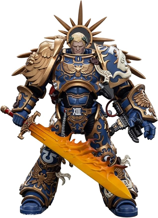 JOYTOY Warhammer 40,000 1/18 Action Figure 7.08-Inch Ultramarines Primarch Roboute Guilliman Collection Model Christmas Birthday Gift JT6342