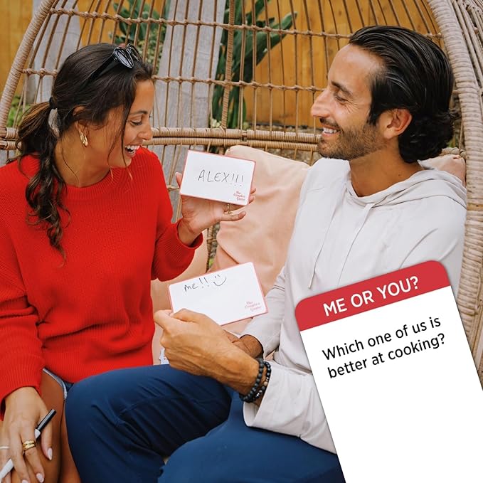DSS Games The Couples Game That's Actually Fun [Date Night, Idea, Relationship Card Game, Pair Activity, Prime Deal, 2 Players for Adults, Gift for Her, Gift for Him]