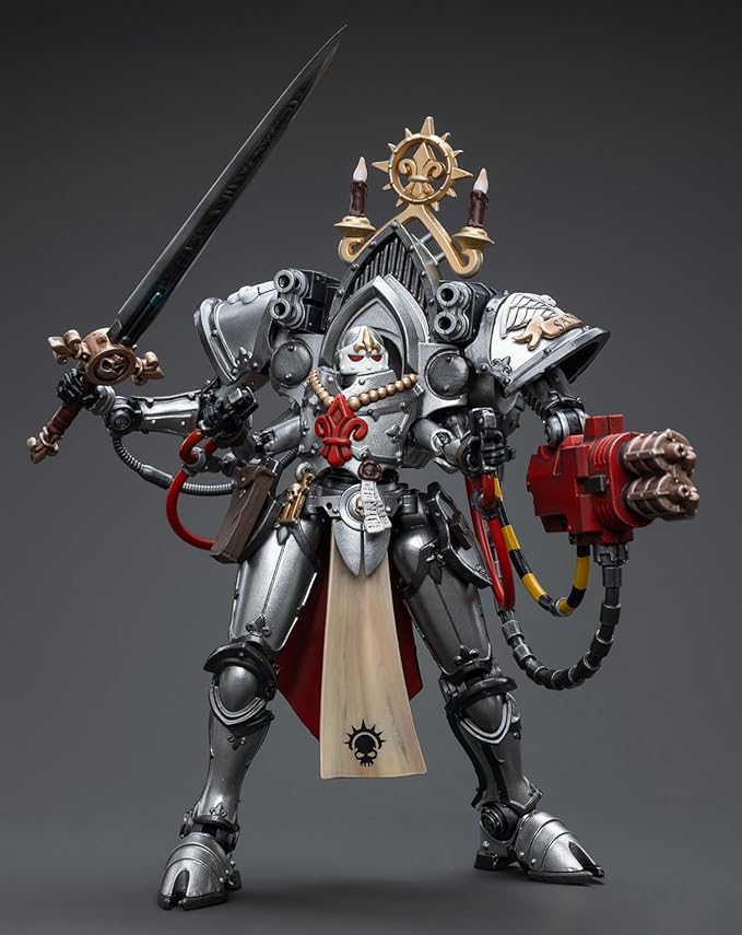 JOYTOY Warhammer 40K 1/18 Action Figures, Adepta Sororitas Order of The Argent Shroud Paragon Warsuit Sister Collaen Perfect for Collectors & Decor, an Ideal Figurine Gift - JT4669