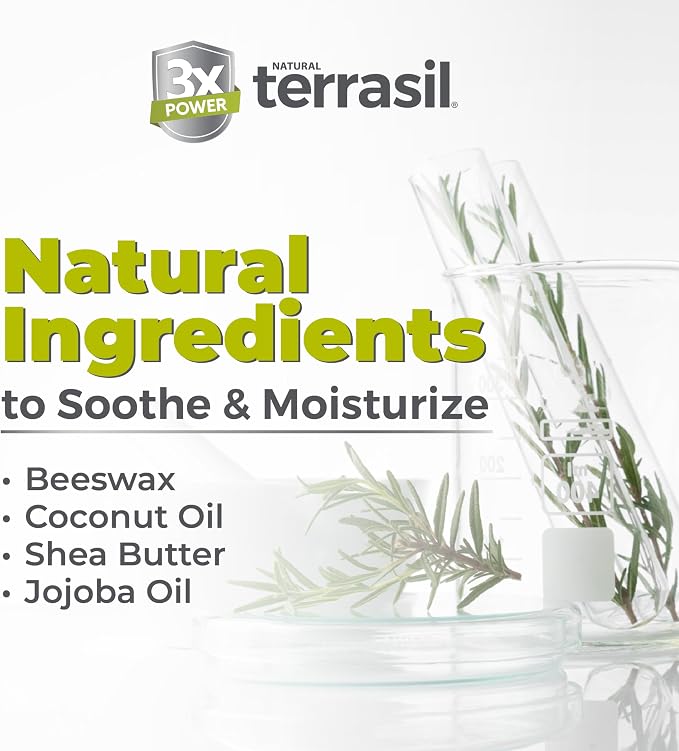terrasil Antifungal Soap, Care & Relief of Jock Itch, Athletes Foot, Yeast Infection, Ringworm & Tinea Symptoms, Clinically Proven Clotrimazole, Natural, Dermatologist Tested (75gm)