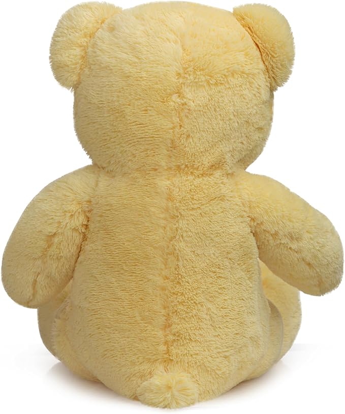 HollyHOME Big Teddy Bear Large Teddy Bear Stuffed Animal Birthday Valentines Day Plush for Kids and Girlfriend 36 inch Yellow