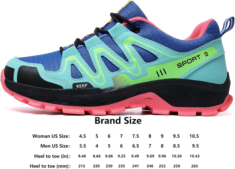 Women Hiking Shoes Casual Non-Slip Lightweight Comfortable Running Fashion Sneakers Walking Trekking Outdoor Shoes