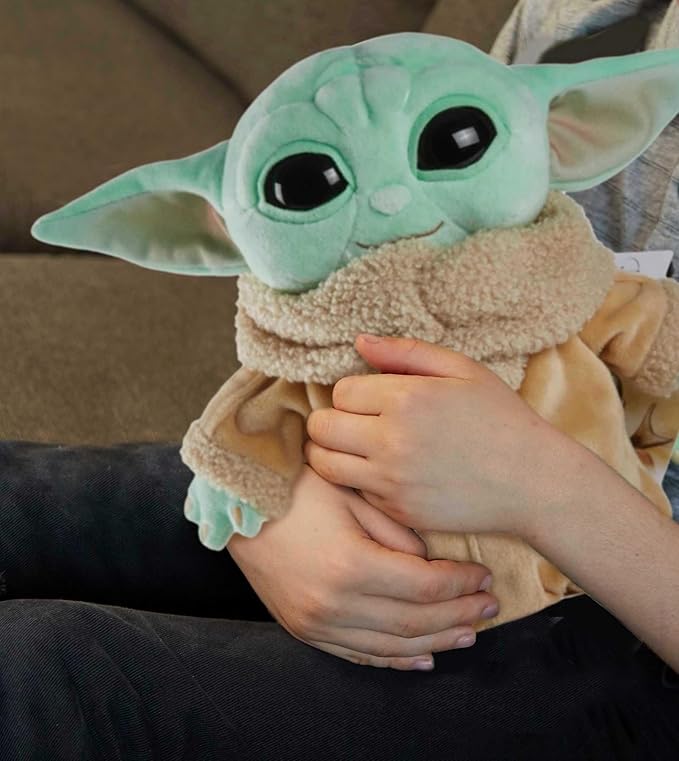 Mattel Star Wars Grogu Plush Toy, 8-inch Character Figure from Star Wars The Mandalorian, Soft Doll in Classic Look