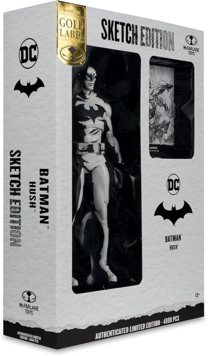 McFarlane Toys - DC - Batman Hush Sketch Gold Label Figure - EE Exclusive