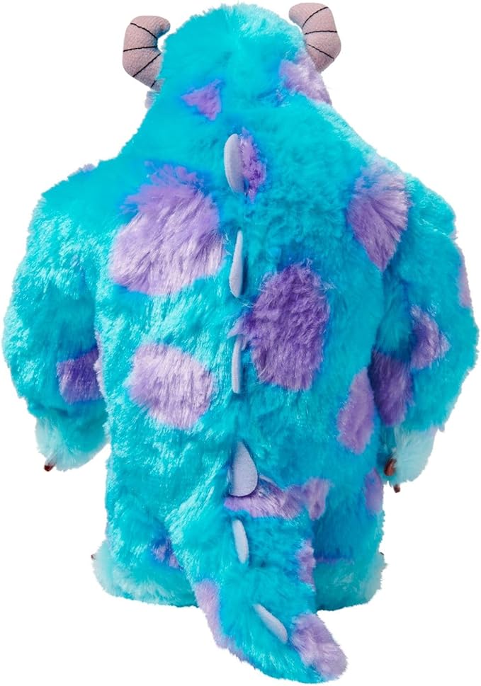 Disney Store Official Sulley Plush Toy - Soft 9-Inch Cuddly Monster from Pixar's Monsters, Inc. - Iconic Blue & Purple Design - Perfect Collectible & Cozy Companion for Fans and Kids Everywhere