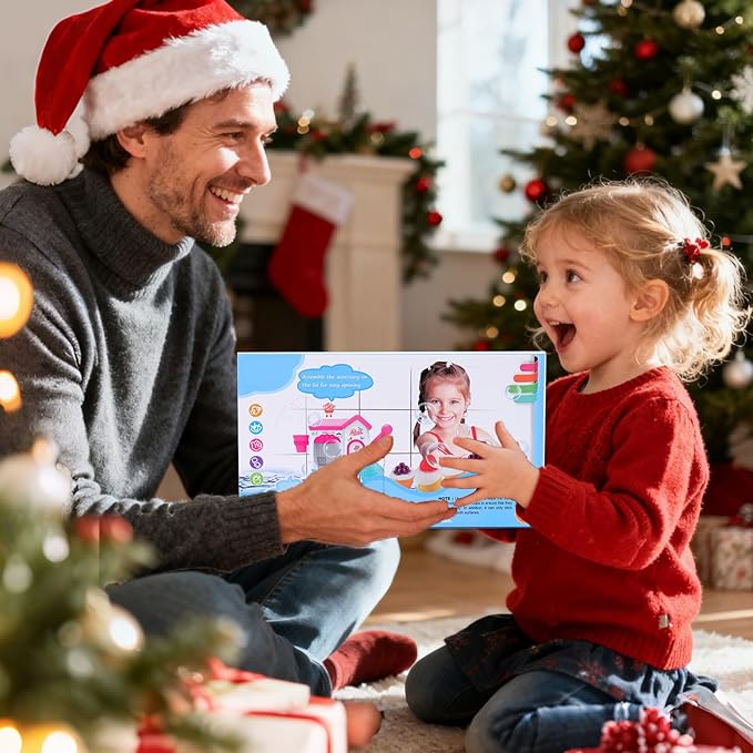 AugToy Bath Toys for Toddlers 3-5 Years, Ice Cream Foam Maker Bath Toys for Kids Ages 4-8, Bubble Pretend Cake Play Set Bathtub Toys Age 3 4 5 Year Old Girls Boys Valentines Birthday Gifts Idea