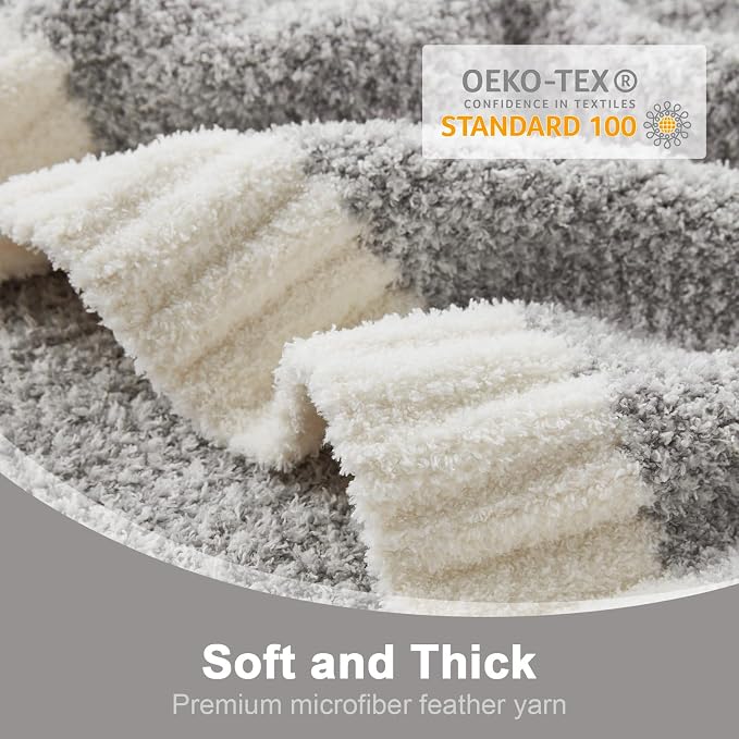 Snuggle Sac Oversized Grey Throw Blankets Twin Size,Super Soft Warm Blankets Cozy Knit Fuzzy Throw Blankets for Sofa, Bed, Heather Grey, 60x80 inches