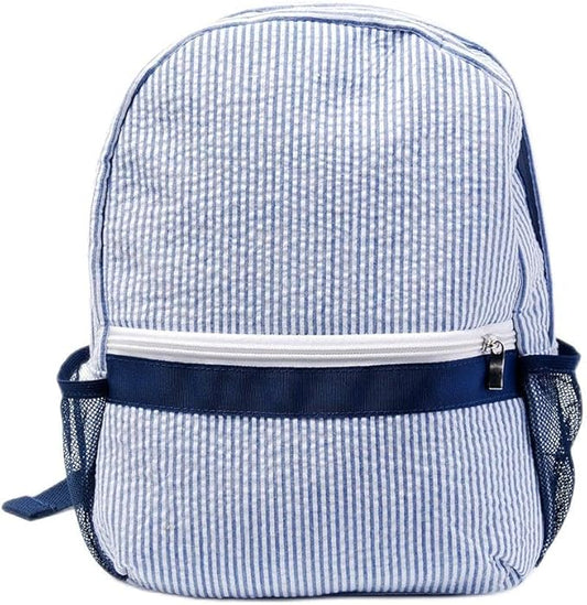 Toddler Backpack, Seersucker Preppy Backpack, Classic Cute Kids School Bookbag Preschool Kindergarten Children Bag