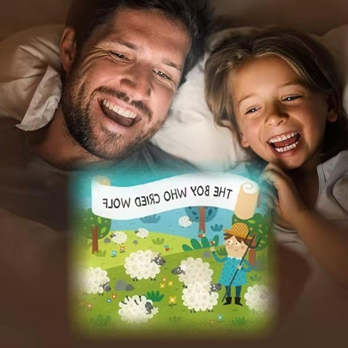 Kids Multifunctional Story Projector, Night Lights Projector Storybook Toy, Educational Toys Gifts for 3-12 Year Old Boys/Girls