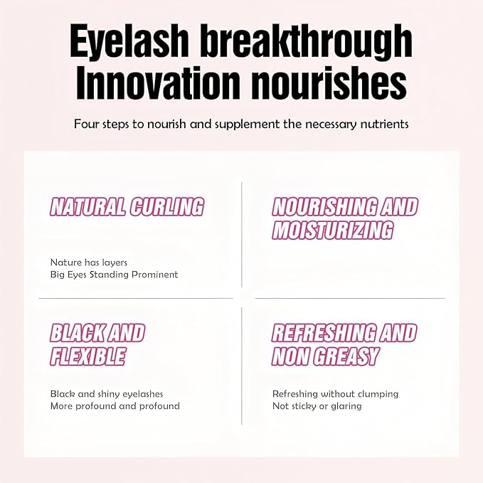 Eyelash Serum, Lash for Eyelash Growth & Brow Care | Clear Lash Growth with Mascara Tube, Vegan Eye Serum Formula for Fuller, Longer & Thicker Looking Lashes