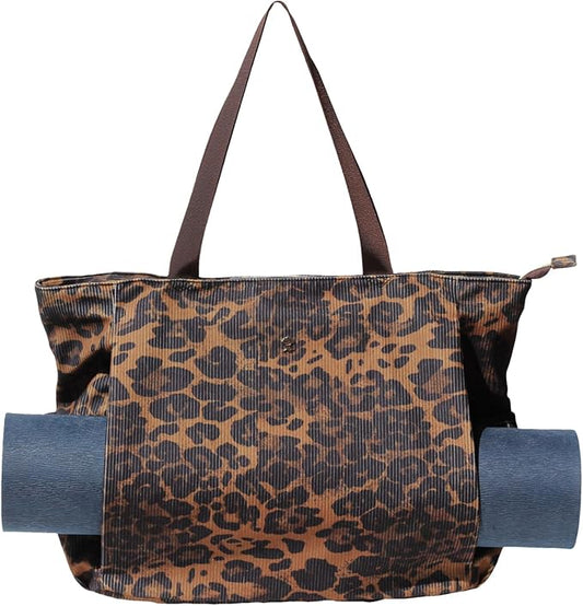 ESVAN Yoga Mat Bag Yoga Tote Carrier Shoulder Bag Carryall Tote for Office,Yoga,Pilates,Travel,Beach and Gym