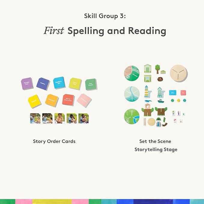 Lovevery Reading Skill Set, Learn to Read for Kindergarten and 1st Grade, Fun Phonics Games and Books, Part 2
