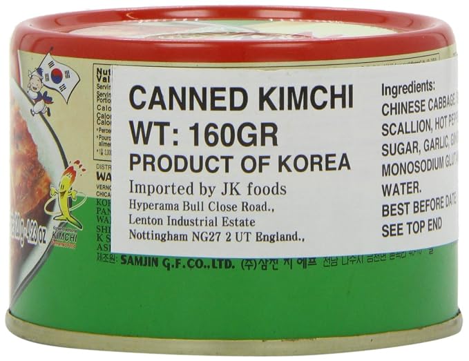 Wang Korean Canned Kimchi, 5.64 Ounce, Pack of 1