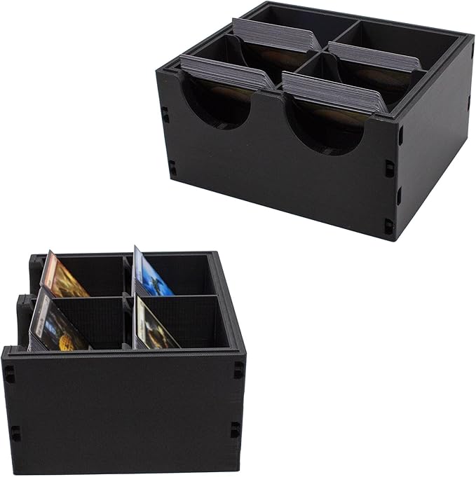 EnderToys TCG Rip Sort and Ship Station Sort Tray and Card Protector Caddy - Modular Collectible Trading Card Organization, Storage and Prep System