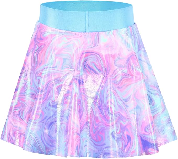 Gnainach Girls Skorts High Waist Athletic Skirts with Shorts Stretchy Activewear for Teens Kids Performance Tennis