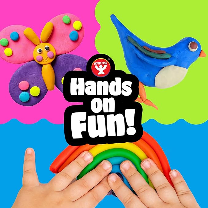 Hygloss Play Modeling Dough for Kids – Safe & Non-Toxic Sensory Dough for Arts and Crafts – 3 lb Tub – Play Clay for Toddler Activities, Preschool Classroom Must-Haves – Blue Color, Scented