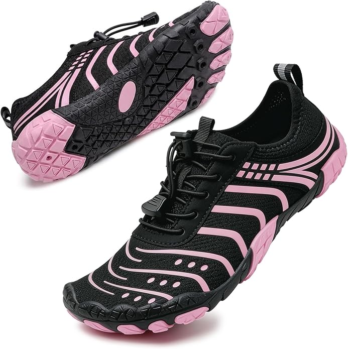 Barefoot Shoes for Women & Men, Grounded Walking Hiking Barefoot Shoes, Wide Toe Box Non-Slip Water Athletic Footwear, Comfortable Vitality Barefoot Footwear, Trail Running Sneakers Unisex