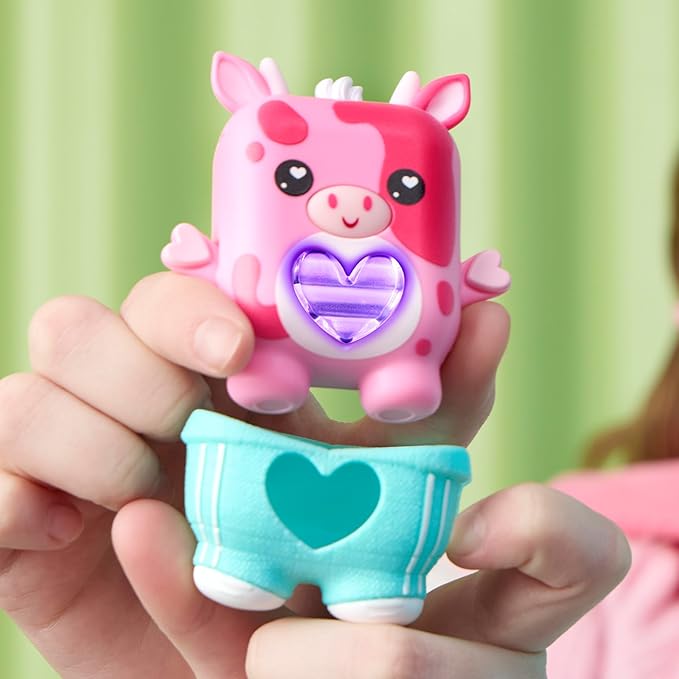 Mootilda The Pink Cow, Electronic Pet Cow Toy, 70+ Responses, Interactive Fidget Toys for Girls & Boys Ages 5+