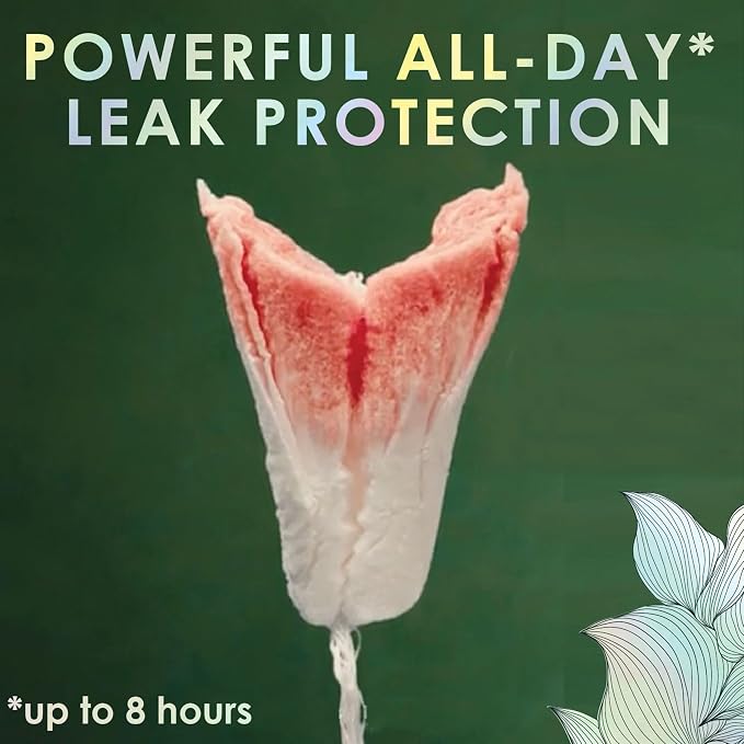 L. Tampons, Made with Organic Cotton, Super/Super Plus Absorbency, Multipack, Made Without Synthetic Pesticides, Rayon or Fragrances, Applicator Made Without BPA, Leak-Stopping Design, 36 Count