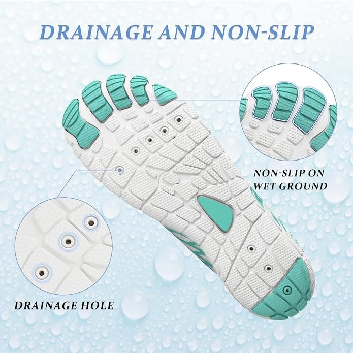 Barefoot Shoes for Women & Men, Grounded Walking Hiking Barefoot Shoes, Wide Toe Box Non-Slip Water Athletic Footwear, Comfortable Vitality Barefoot Footwear, Trail Running Sneakers Unisex