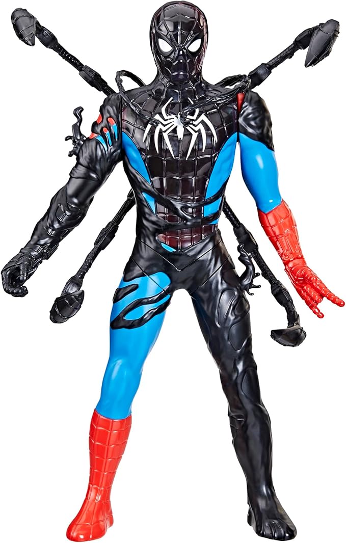 Spider-Man Marvel VenomVersus Liquid Shifter Action Figure with Accessories, 11-Inch-Scale Super Hero Toys for Kids Ages 4 and Up