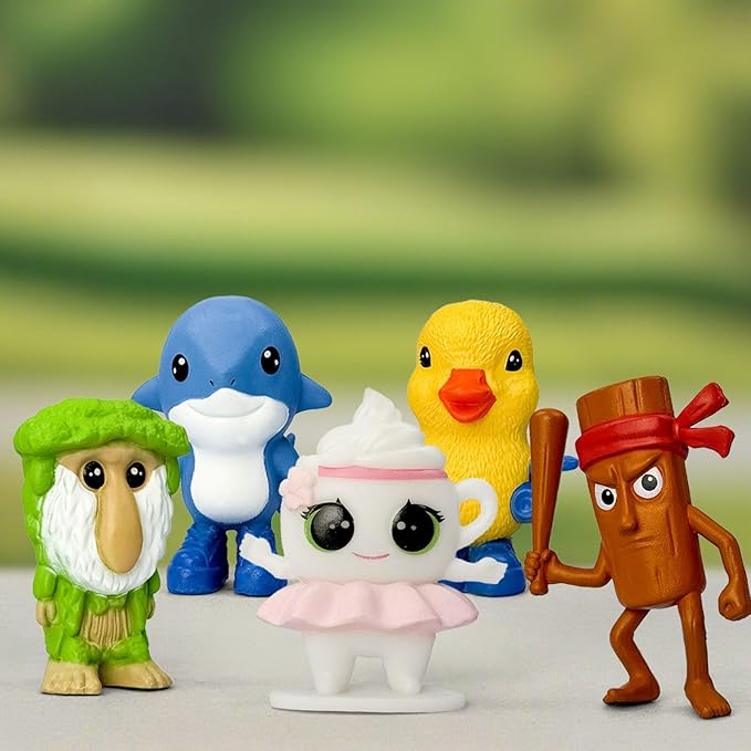8Pcs Italian Brainrot Action Figures,Tralalero Travala Toy Set Tralalero Travala,Tung Tung Tung Sahur, Brr Brr Patapim - Brainrot fidget Toys,Decorations Gifts for Office Room Figurine Decor (8PCS-B)