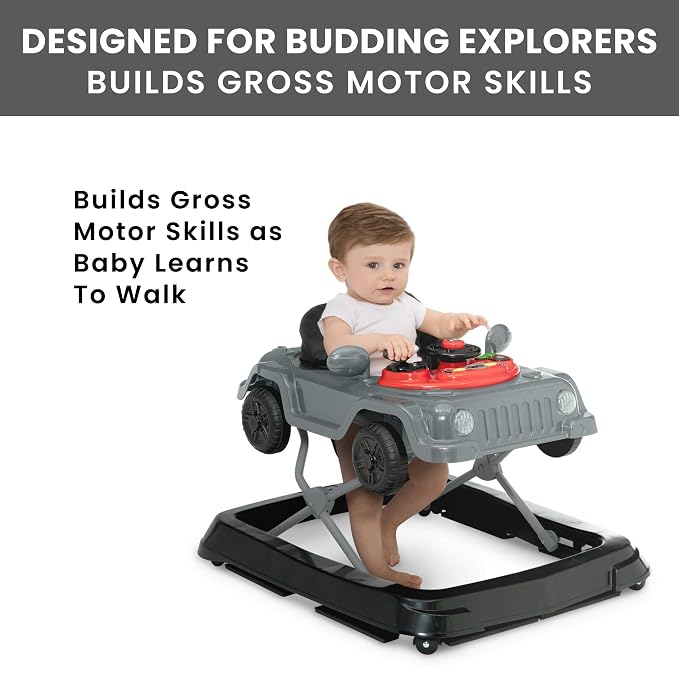 Jeep Wrangler Activity Walker by Delta Children, Grey