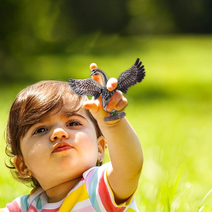 LC JoyCre Goose Figurine Toy Farm Animal Figurines for Toddlers Preschool Animals Figures Eduactional Project Diorama Model Toy for Kids 3 4 5 6