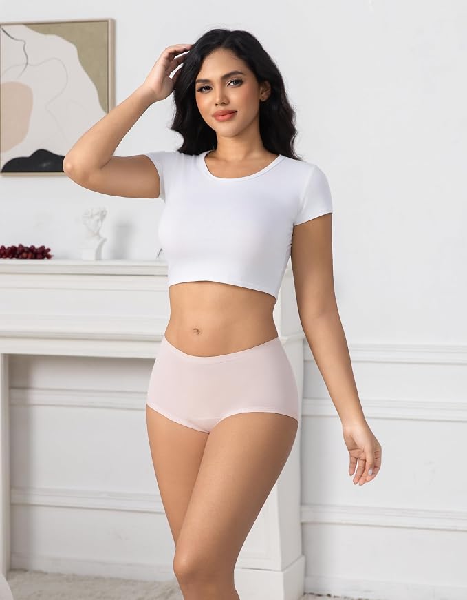 Goat Union Organic Cotton Boyleg Period Underwear for Women & Teens - Moderate Absorbency Period Panty